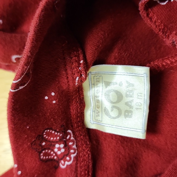 Western Paisly Onesie - Picture 2 of 2